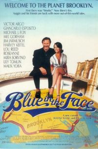 Blue in the face