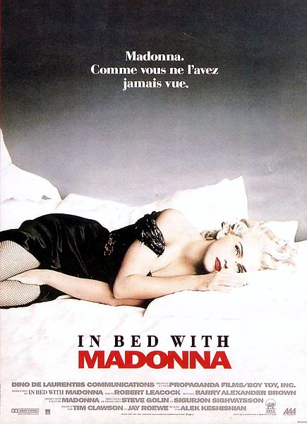In bed with Madonna