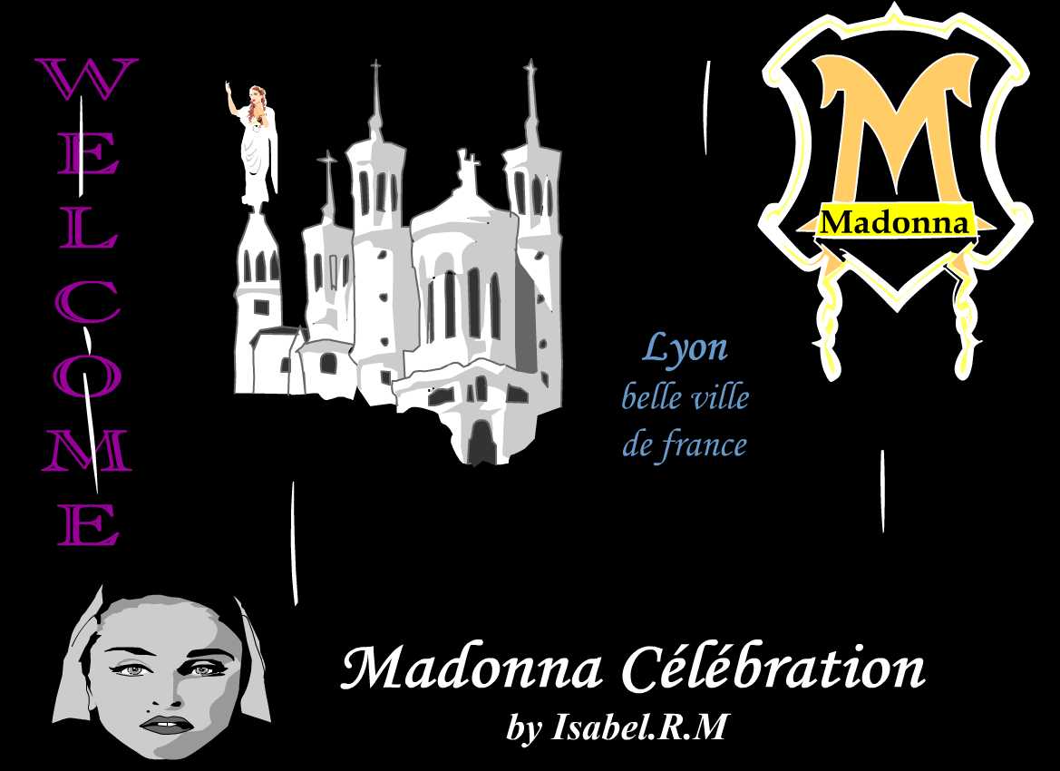 Deuxième version du site Madonna Célébration, nouvelle page d'acceuil